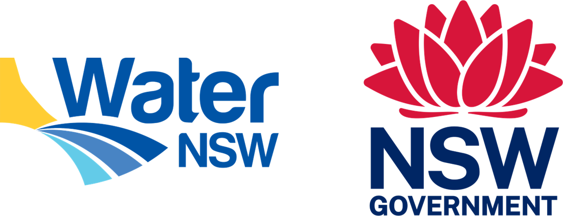 Logos WaterNSW and NSW Government